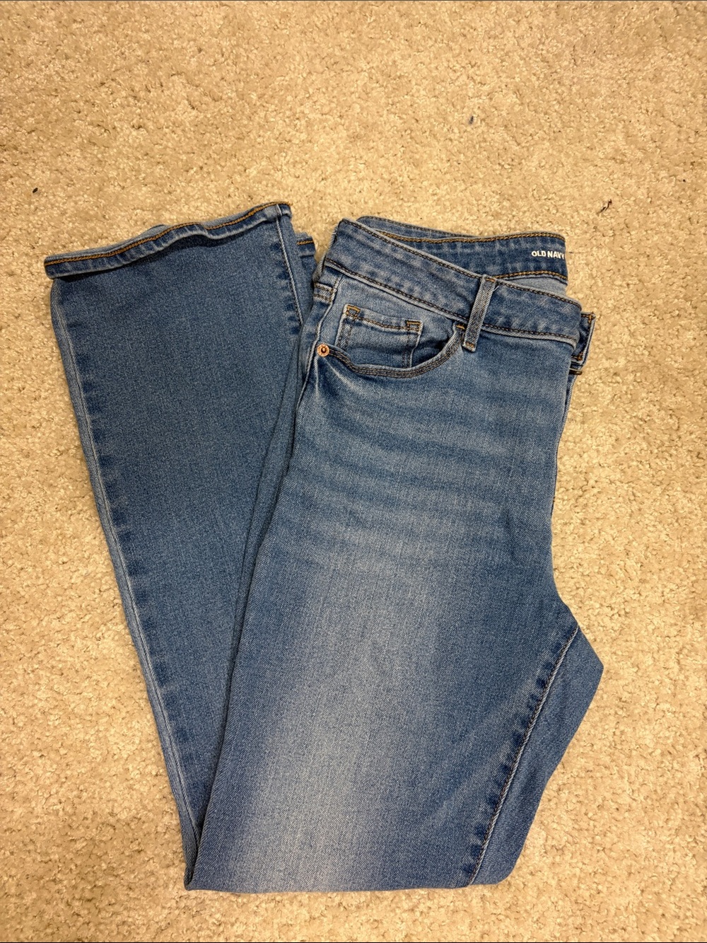 Old Navy Women's Blue Boot-Cut Stretch Jeans